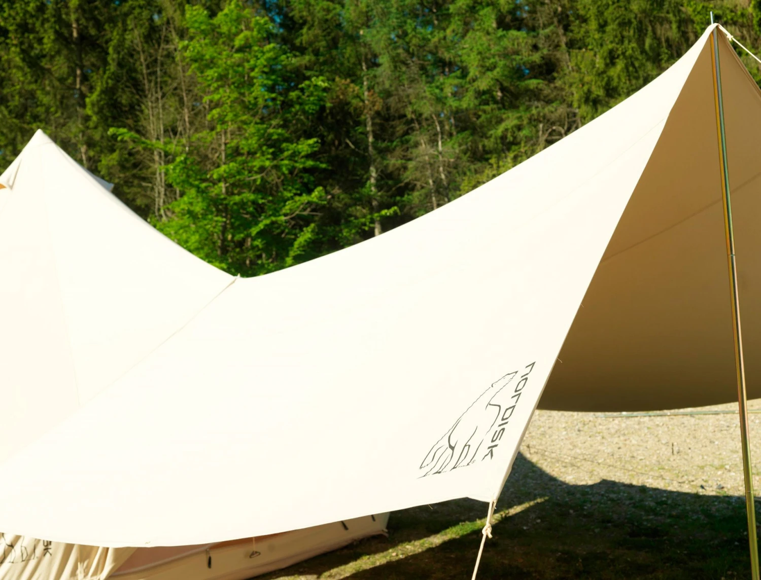 Nordisk Kari 12 M2 Basic Cotton Tarp 4 Nordisk Kari 12 M2 Basic Cotton Tarp - Billede 2