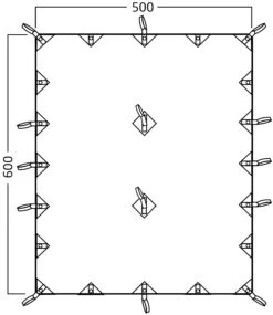 Nordisk Kari 30 M2 Basic Cotton Tarp -Petrobens Butik 66000086 9