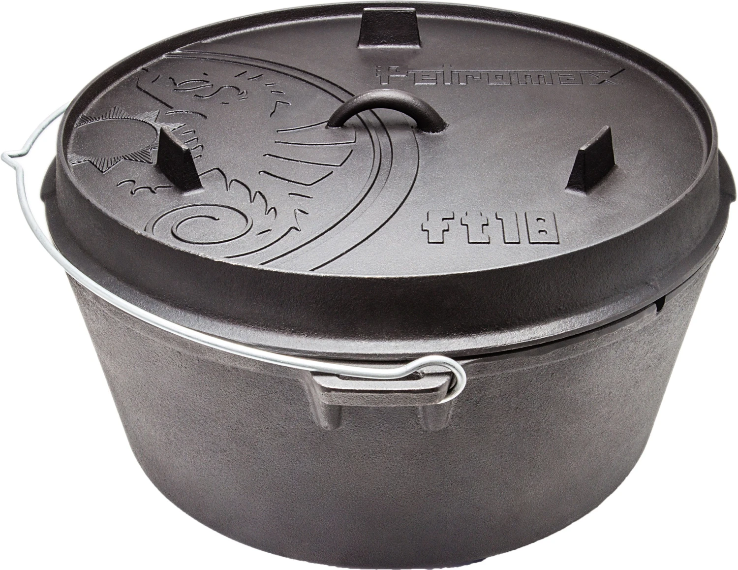 Petromax Dutch Oven FT18 Plane Bottom 3 Petromax Dutch Oven FT18 Plane Bottom