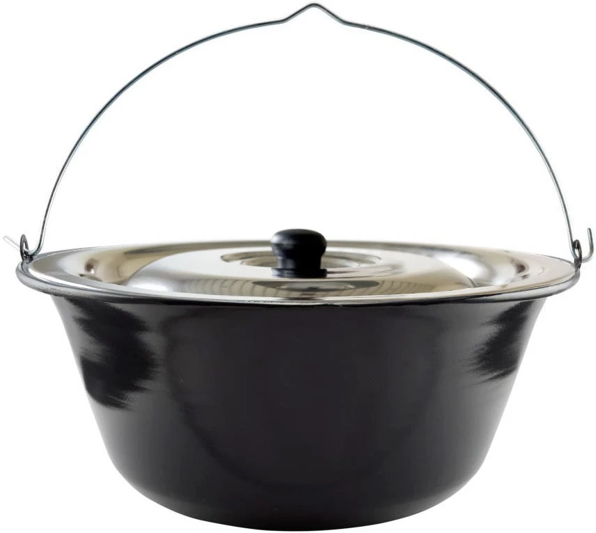 Campfire 10L Enamel Pot With Lid 3 Campfire 10L Enamel Pot With Lid