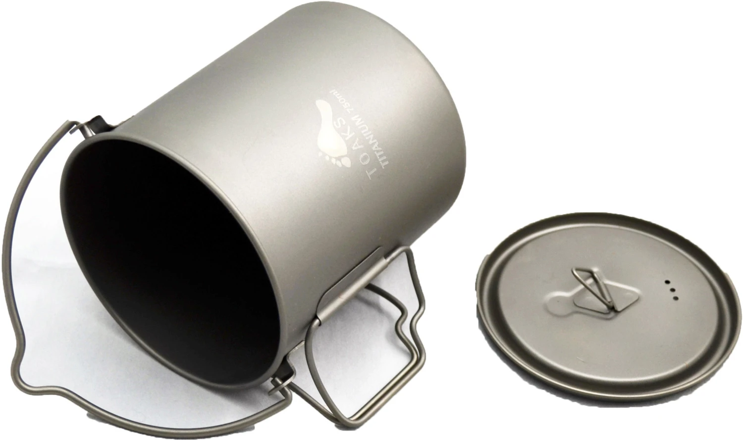Titanium 750 Ml Pot With Bail Handle 5 Titanium 750 Ml Pot With Bail Handle - Billede 3