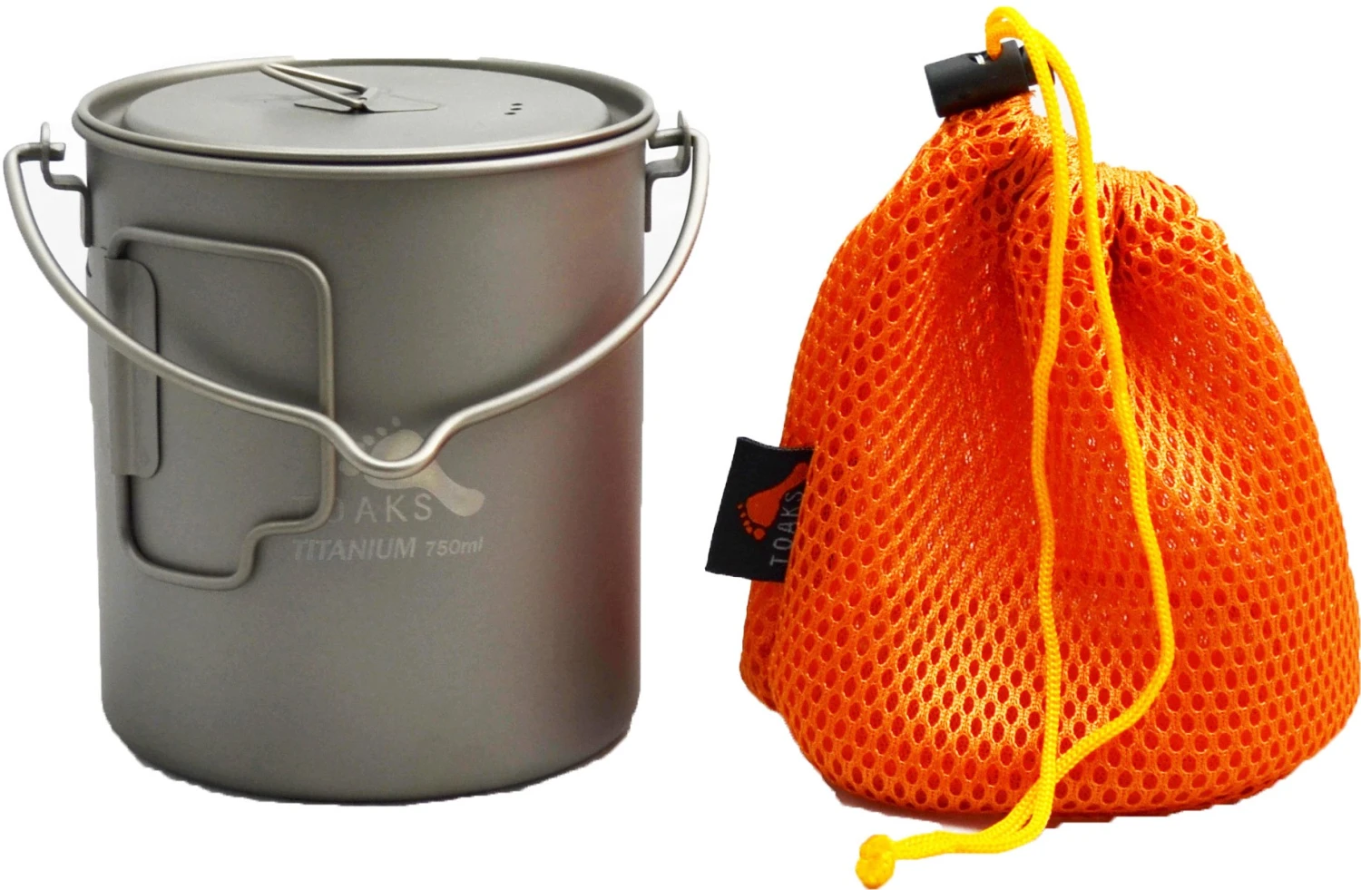 Titanium 750 Ml Pot With Bail Handle 8 Titanium 750 Ml Pot With Bail Handle - Billede 6