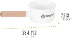 Petromax Enamel Pan 0.5L White -Petrobens Butik 70800110 2