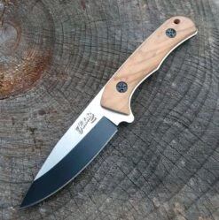 Herbertz Zebra Wood Full Tang Belt Knife AISI 420 -Petrobens Butik 92300142 4