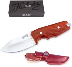 Herbertz Drop Point Belt Knife Sandalwood AISI 440 -Petrobens Butik 92300152 2