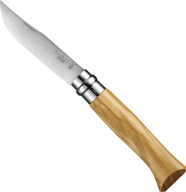 Opinel No 8 Stainless Steel Olive Wood 3 Opinel No 8 Stainless Steel Olive Wood