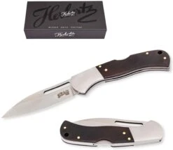 Herbertz One-Handed Sandalwood Folding Knife AISI 440 -Petrobens Butik 92400145 2