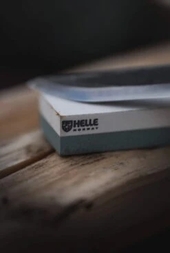 Helle Sharpening Stone S With Leather Holster -Petrobens Butik 92600065 4